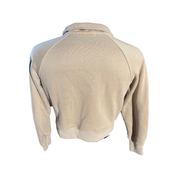 Automet Women’s Half Zip Fleece Pullover Sweatshirt Beige Sherpa Lined XS - Picture 4 of 5